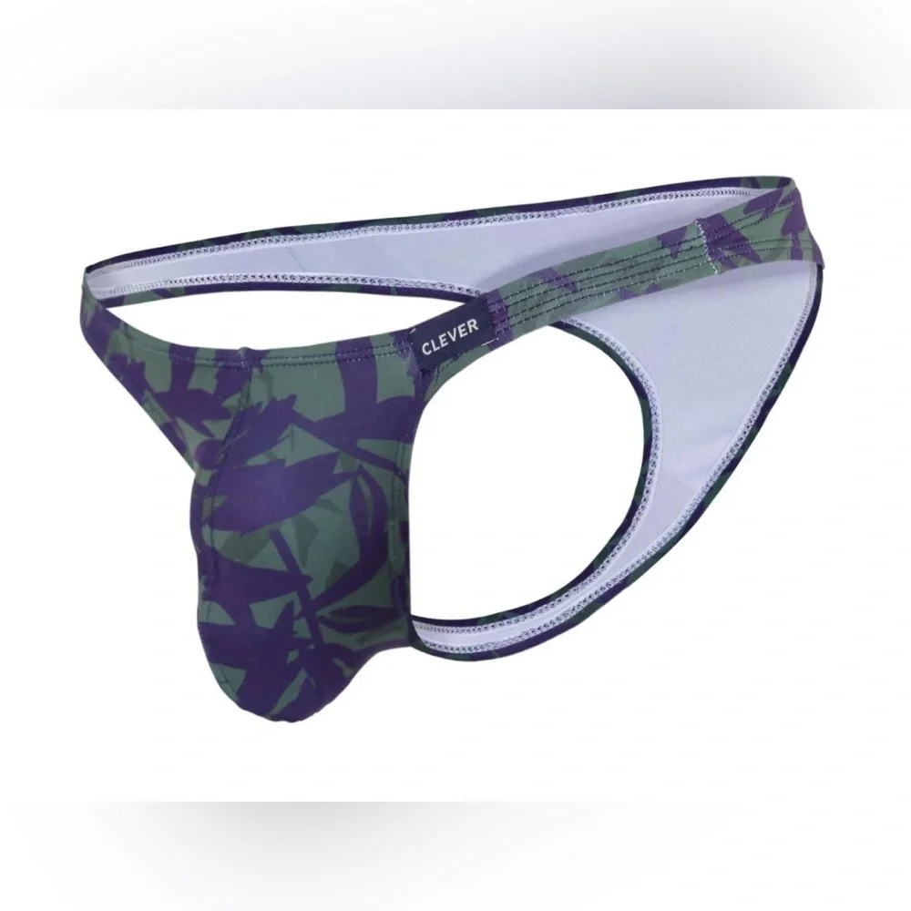 Clever Blue/Green Men’s Thong - Picture 5 of 9